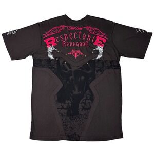 Blac Label Turnbull Hardheads Graphic T Shirt Brown Streetwear Mens Y2K Grunge